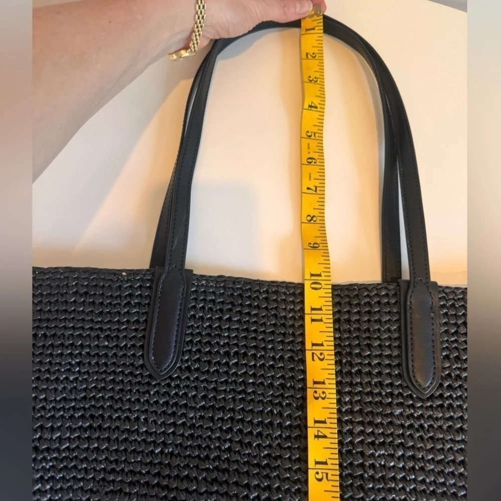 Michael Kors Black Woven Bag